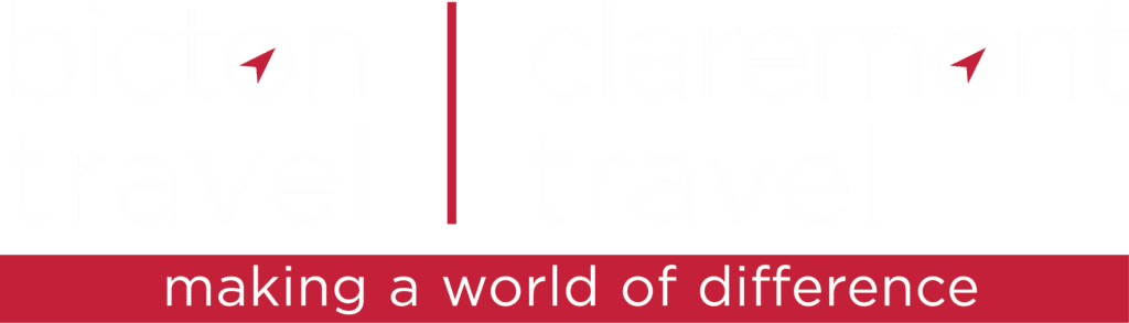 Bicton Travel & Claremont Travel Logo