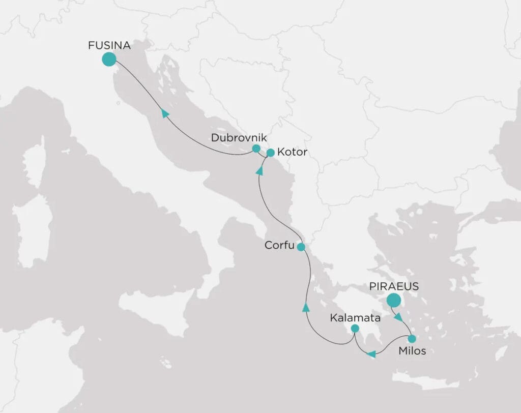 Athens to Venice on Crystal