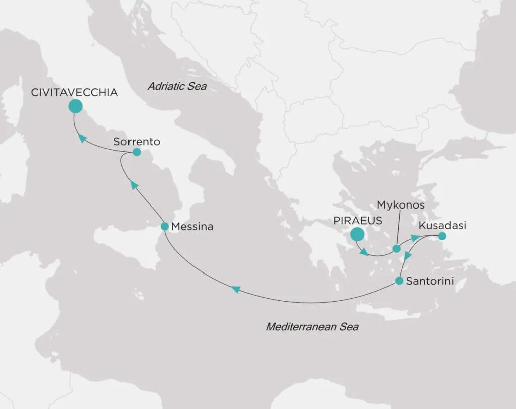 Athens to Rome on Crystal