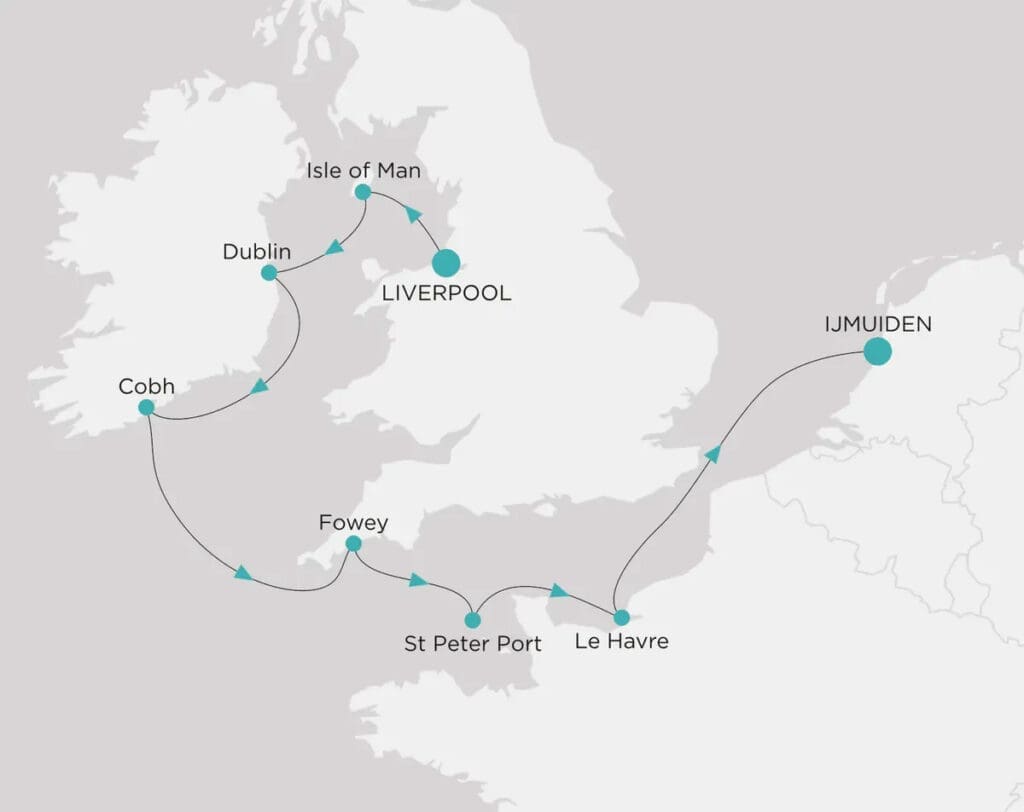 Liverpool to Ijmuiden on Crystal