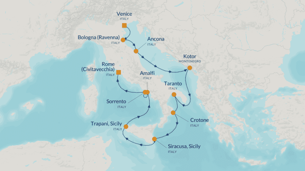 Azamara Venice to Rome Onward
