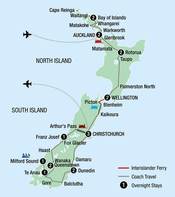 Grand Pacific Tours Signature New Zealand