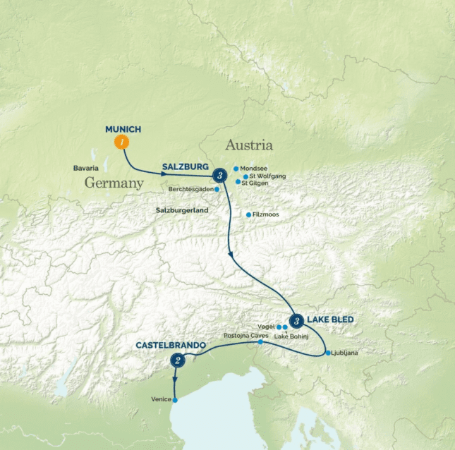 Albatross Tours New Year in Austria, Slovenia, CastelBrando