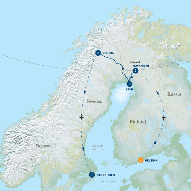 Albatross Tours Northern Lights, Ice Hotels and Huskies