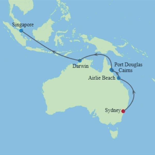 Celebrity Solstice Singapore to Sydney