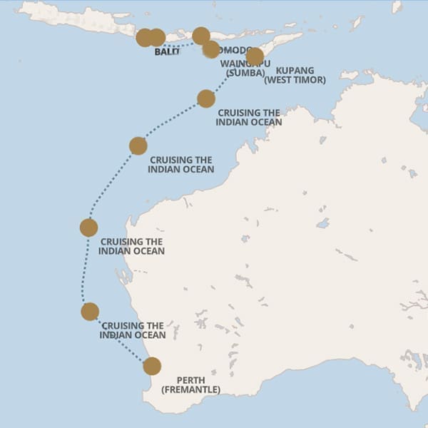 Bali to Fremantle on Seven Seas Navigator