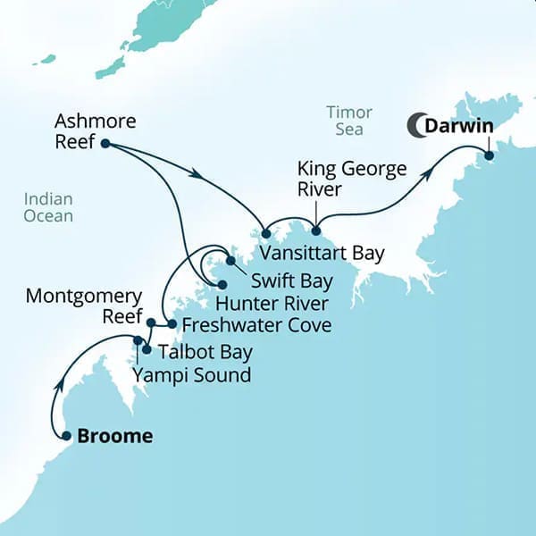 Kimberley Expedition on Seabourn Pursuit