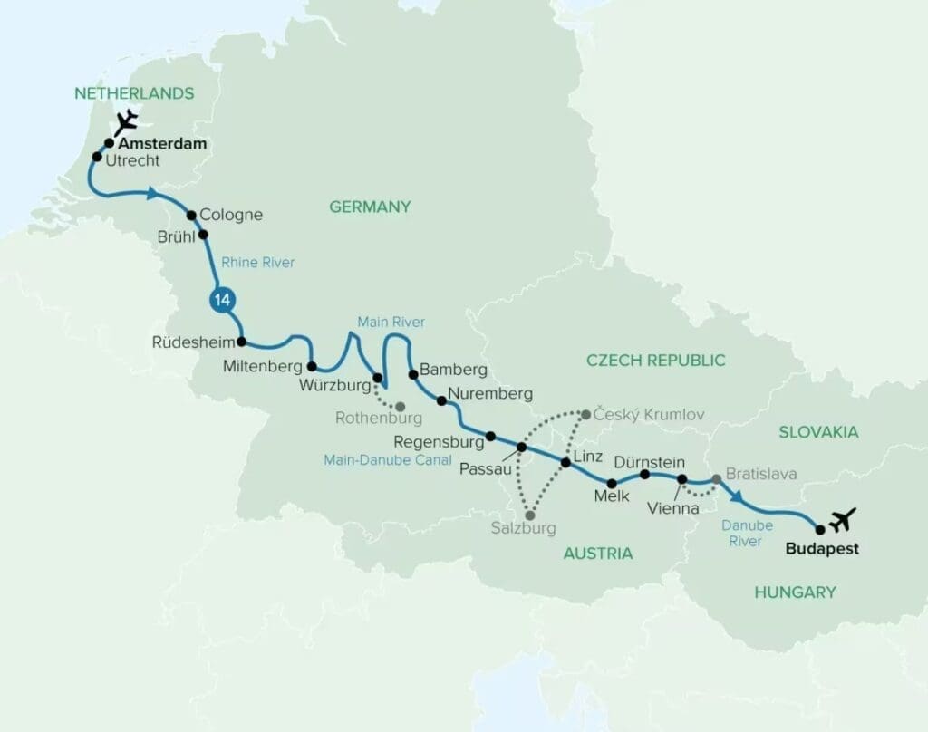 Amsterdam to Budapest River Cruise